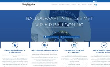 Schermafbeelding van vipairballooning.be