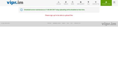 Schermafbeelding van vipr.im