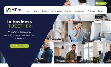 Schermafbeelding van vipro.nl