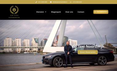 Schermafbeelding van viptaxinoordwijk.nl