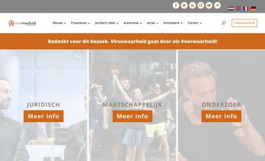 Schermafbeelding van viruswaarheid.nl