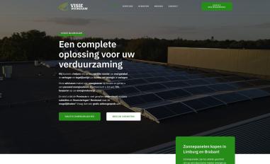 Schermafbeelding van visieduurzaam.nl