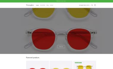 Schermafbeelding van visionglow.nl