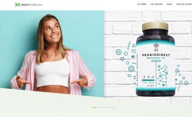 Schermafbeelding van visionhealthcare.eu