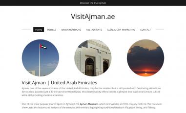 Schermafbeelding van visitajman.ae