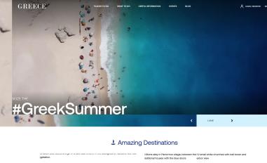 Schermafbeelding van visitgreece.gr