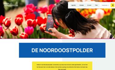 Schermafbeelding van visitnoordoostpolder.nl