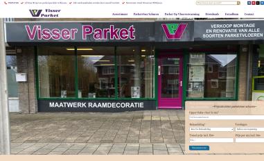 Schermafbeelding van visserparket.nl