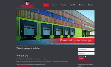 Schermafbeelding van vissersdeurtechniek.nl