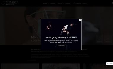 Schermafbeelding van vitadent.nl