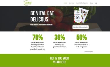 Schermafbeelding van vitalish.nl
