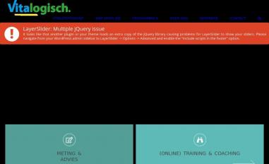 Schermafbeelding van vitalogisch.nl