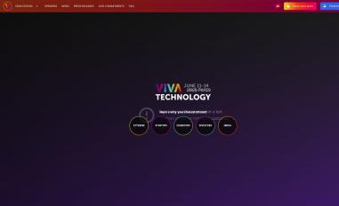 Schermafbeelding van vivatechnology.com