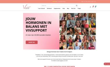 Schermafbeelding van vivsupport.nl