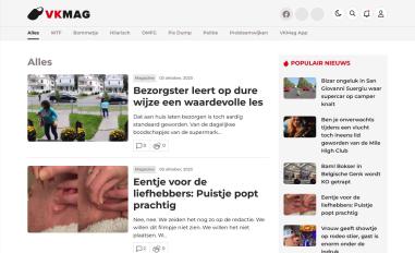 Schermafbeelding van vkmag.com