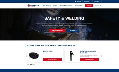 Schermafbeelding van vlamboog.eu