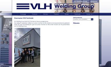 Schermafbeelding van vlh.nl