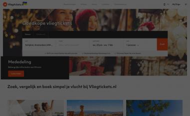 Schermafbeelding van vliegtickets.nl