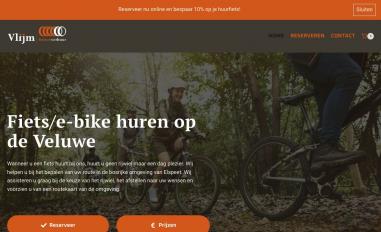 Schermafbeelding van vlijmfietsverhuur.nl