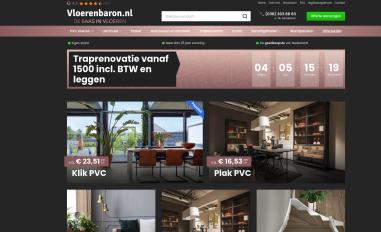 Schermafbeelding van vloerenbaron.nl