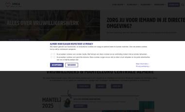 Schermafbeelding van vmca.nl