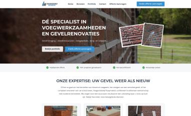 Schermafbeelding van voegersbedrijfraaymakers.prdev.nl