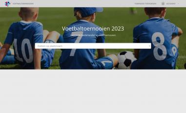 Schermafbeelding van voetbaltoernooien.info