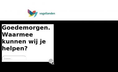 Schermafbeelding van vogellanden.nl