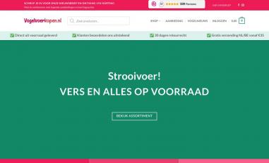 Schermafbeelding van vogelvoerkopen.nl