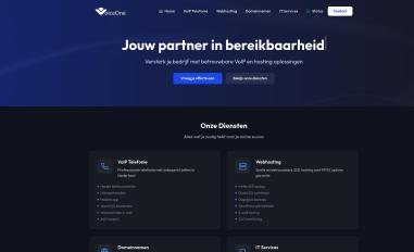 Schermafbeelding van voiceone.nl