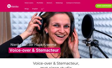 Schermafbeelding van voiceovernienke.nl