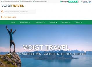 Schermafbeelding van voigt-travel.nl