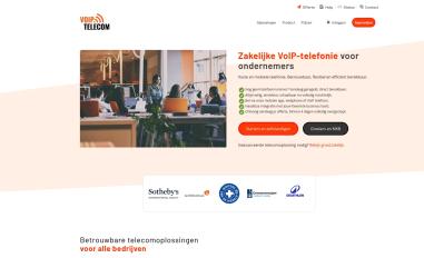 Schermafbeelding van voiptelecom.nl