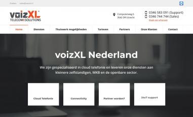 Schermafbeelding van voizxl.nl