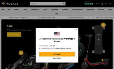 Schermafbeelding van voltes.nl