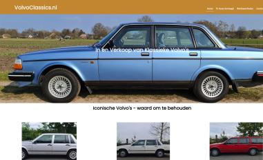 Schermafbeelding van volvoclassics.nl