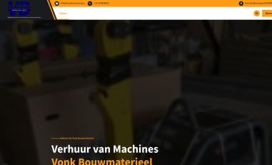 Schermafbeelding van vonkverhuur.com