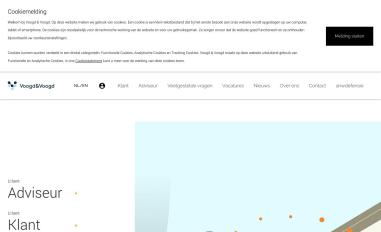 Schermafbeelding van voogd.com