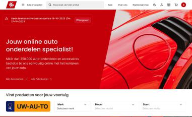 Schermafbeelding van voorwindenparts.nl