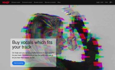 Schermafbeelding van voqlr.com