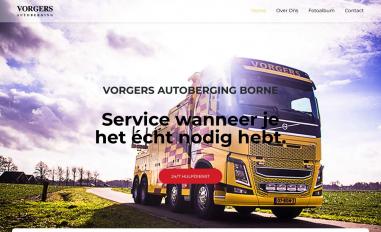 Schermafbeelding van vorgers.nl