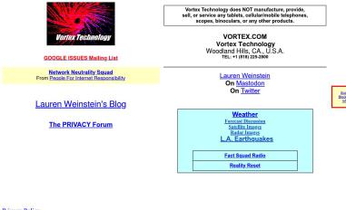 Schermafbeelding van vortex.com