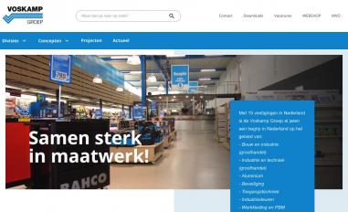 Schermafbeelding van voskampgroep.nl