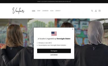 Schermafbeelding van vouloir.nl