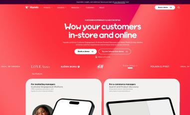 Schermafbeelding van voyado.com