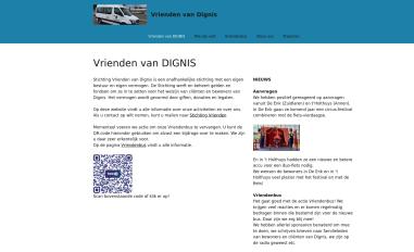 Schermafbeelding van vriendenvandignis.nl