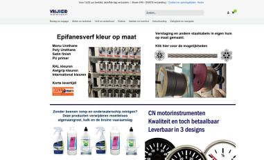 Schermafbeelding van vrijheidwatersport.nl