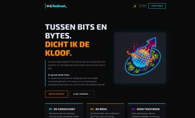 Schermafbeelding van vrijradicaal.nl