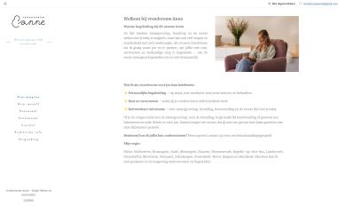 Schermafbeelding van vroedvrouwanne.be