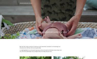 Schermafbeelding van vroedvrouwleslie.be
